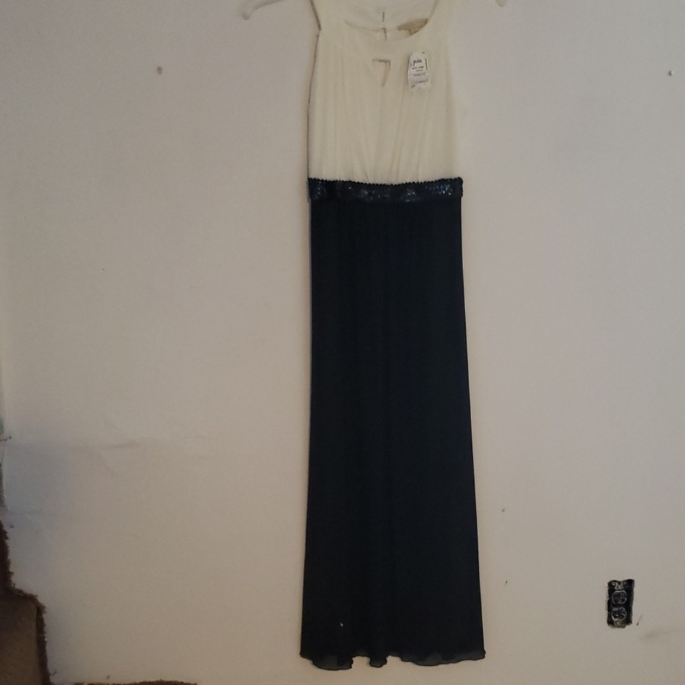 Black and white dress